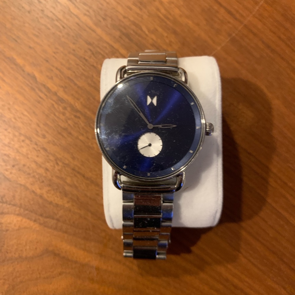 MVMT M Revolver Watch - Blue/Silver